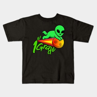 first grade alien Kids T-Shirt